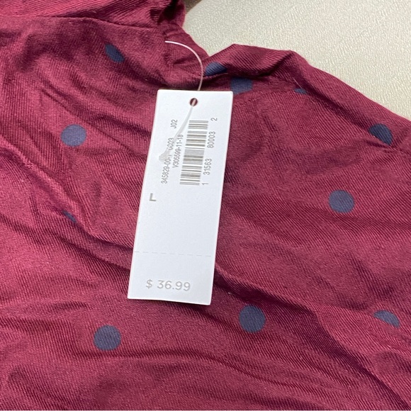 Old Navy Red  Navy Polka Dot Tunic Size L NWT - Picture 13 of 14